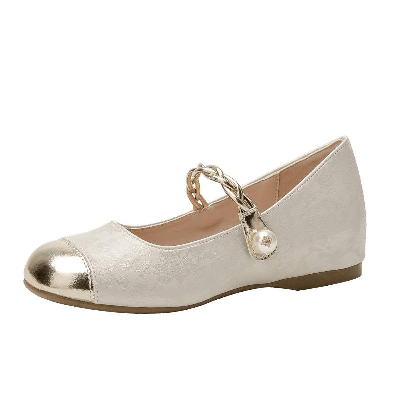 5lm Mary Jane bag head half slippers women's summer wear new small size inner height increase cool slippers with skirt 33