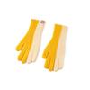 Autumn and Winter Stitching Color Knitted Ladies' Warm Gloves Dew Finger Touch Screen Cold Proof Wool Gloves