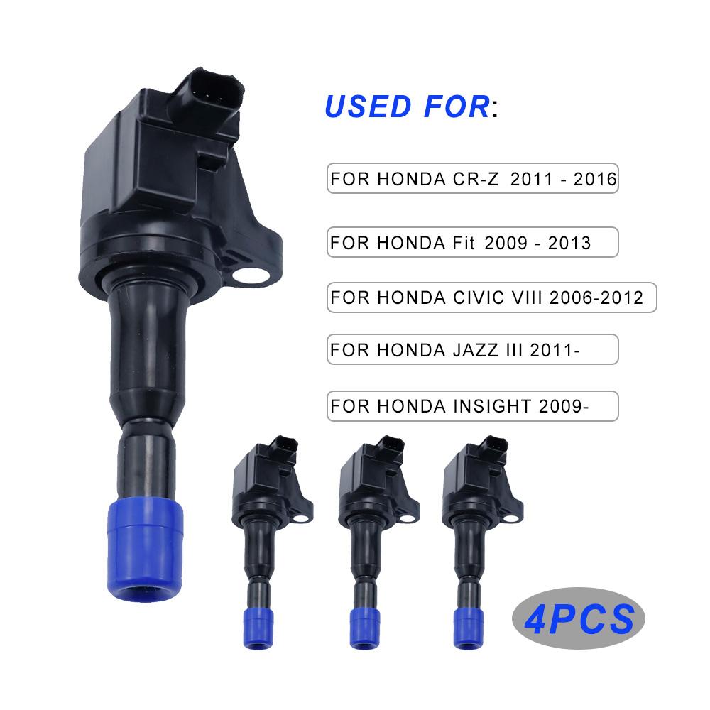 4PCS Car Engine Ignition Coil for HONDA FIT CR-Z 30520RB0S01 30520RB0003 UF626 C1664 4 PIECES