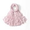 Autumn new solid color hot-selling Malay Indonesian cotton headscarf, monochrome wide-brimmed thin Modal breathable scarf
