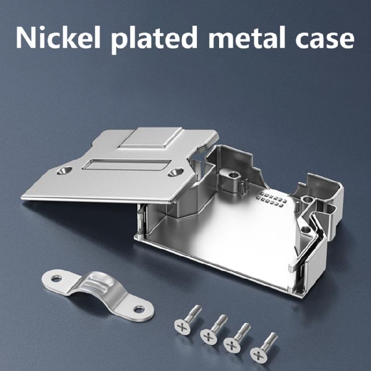 Universal SCSI Solder Female Connectors CN14P to 68P, Sturdy Metal Enclosure Enhances Durability