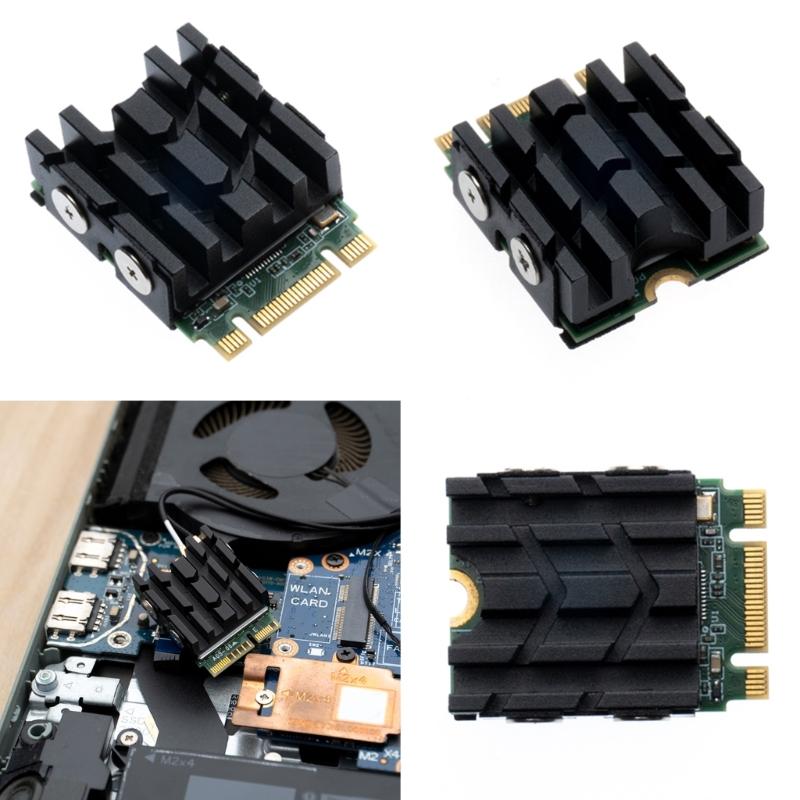 M.2 Solid Disk Drive Radiators Fan SSD Heat Dissipation Pad For Desktop Computer 2230 SSD Cooling 2230 SSD Fan Heatsink