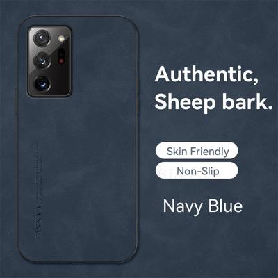 Note20 Note 8 9 10plus Luxury Sheepskin Leather Case For Samsung Galaxy Note 20 Ultra 10 Plus 5g Note10 Retro Back Cover Note9