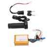 24V 250W Brushed Controller Ignition Switch Lock Throttle Grip Set for Electric Bike Tricycle Motorcycle