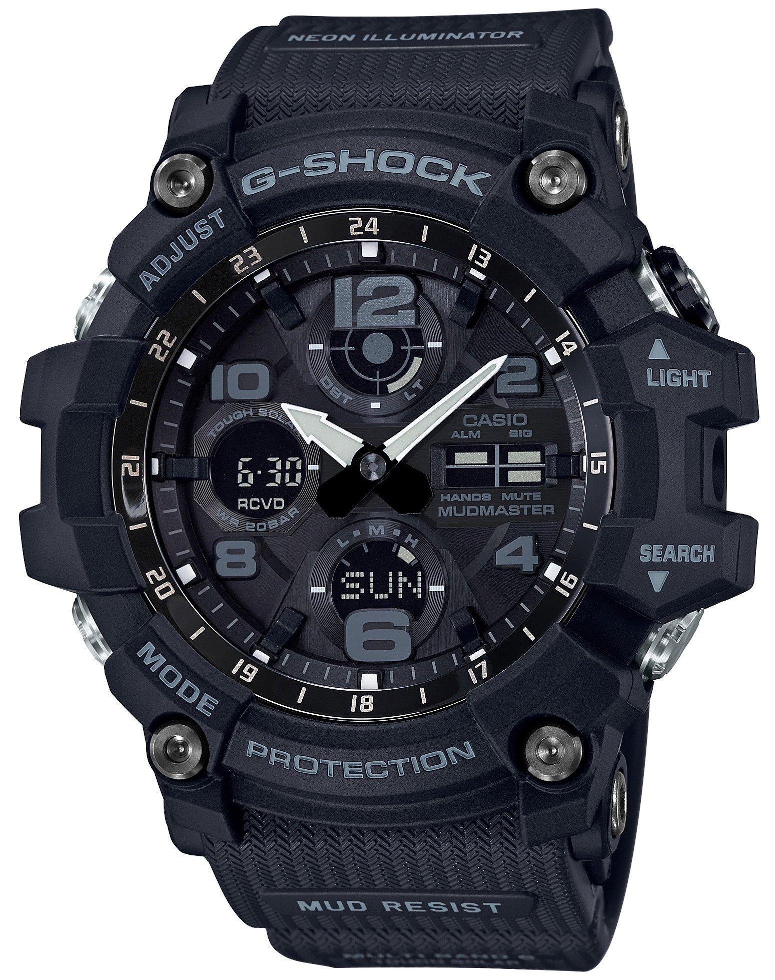 

Casio MUDMASTER Solar Watch Black G-Shock Radio-Controlled GWG-100-1AJF Men s чорний
