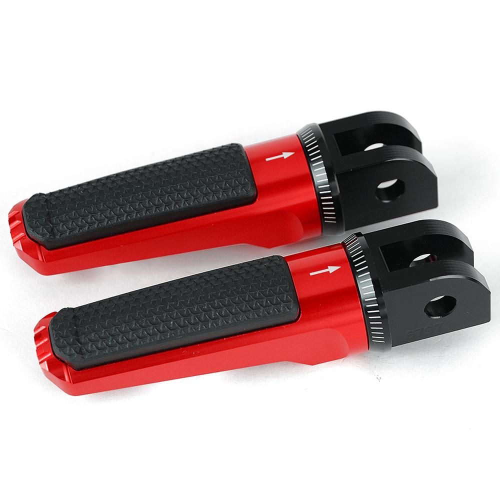 Přední stupačky Pedály Opěrka na nohy pro Triumph BONNEVILLE T100 T120 Bobber Daytona 675 Speed ​​Speed ​​Triple Thruxton 1200 Tiger