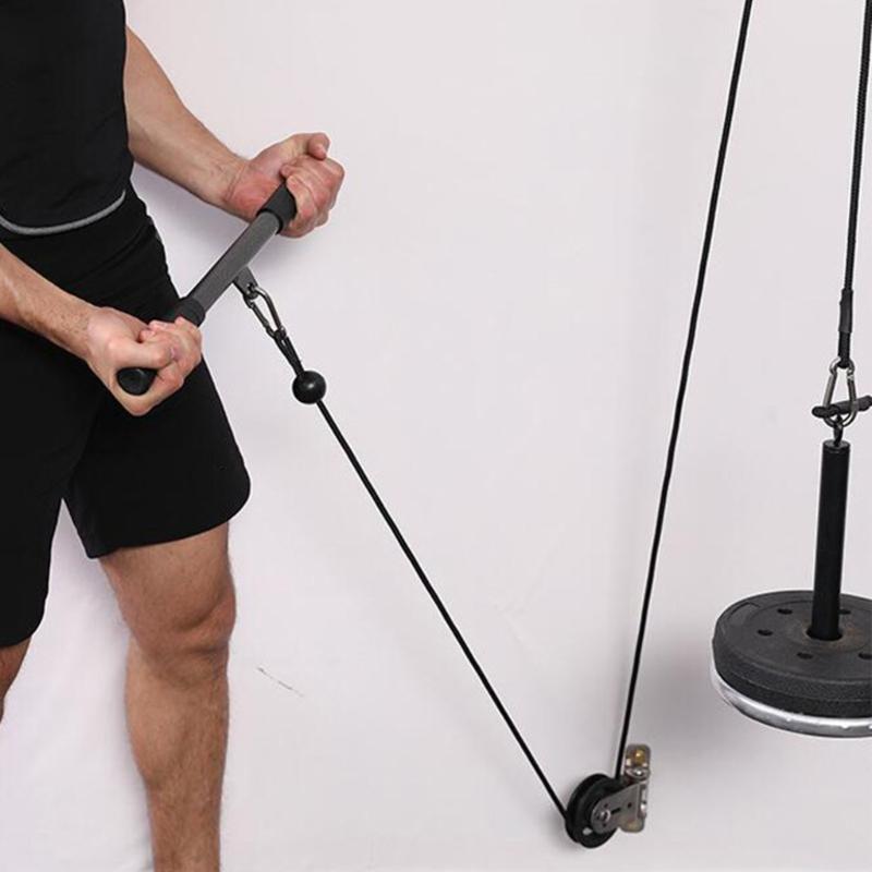 Quick Install Workout Pulley Heavy Duty Gym Pulley Strength Training Quiet Bearing Wheel Home Gyms Equipment Accessories