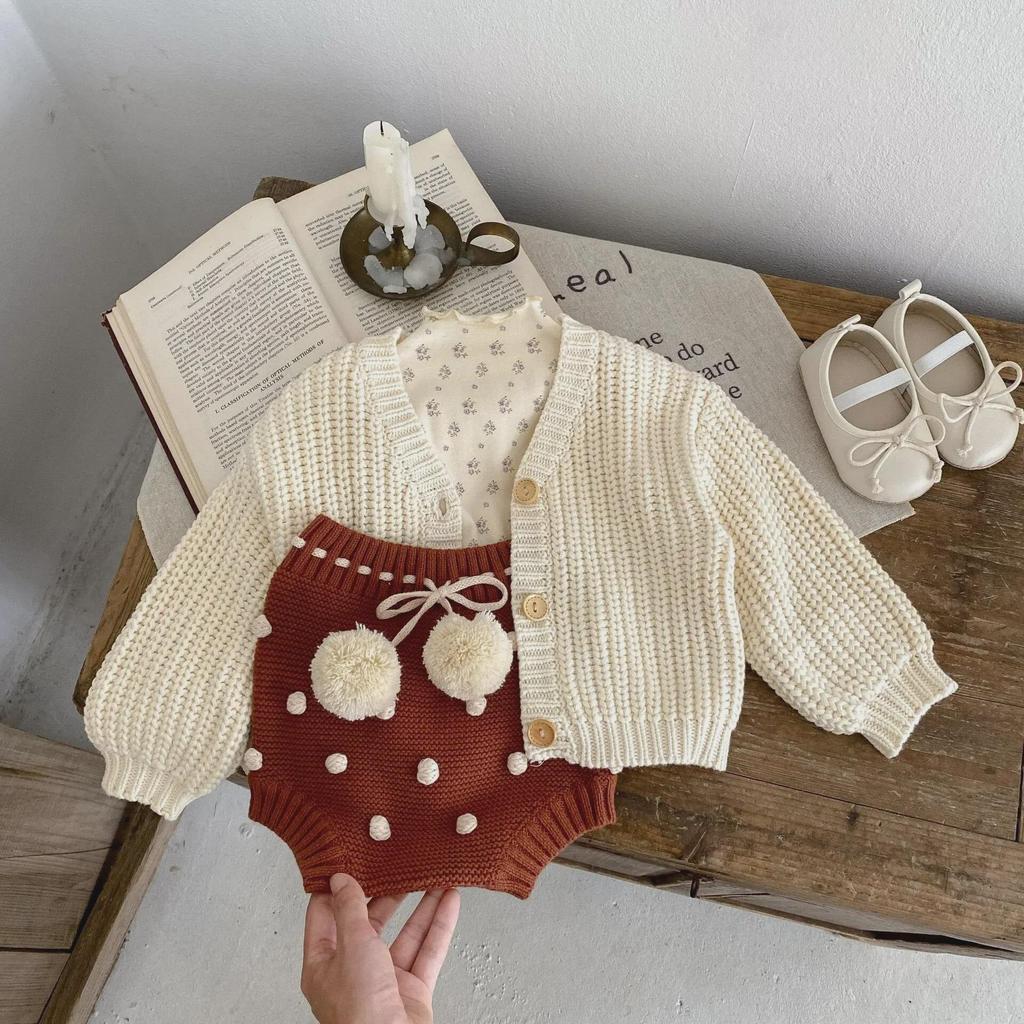 2025 Autumn Baby Girls' Long-Sleeve High Collar Printed Shirt