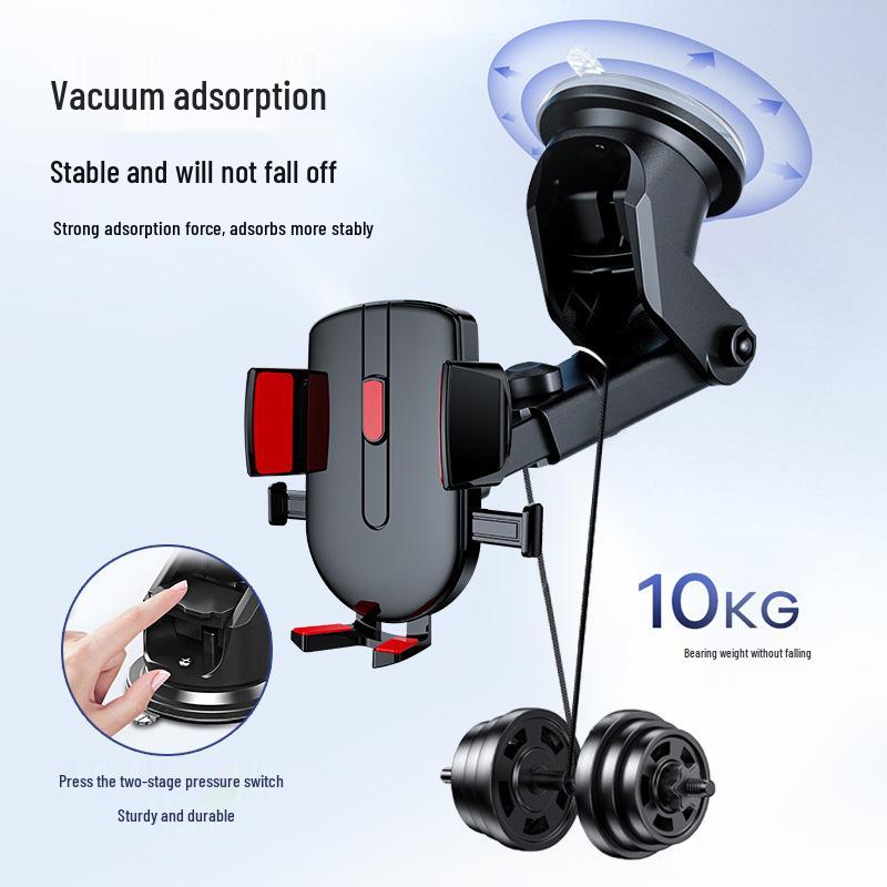 Multifunctional Car Dashboard Phone Holder with Suction Cup