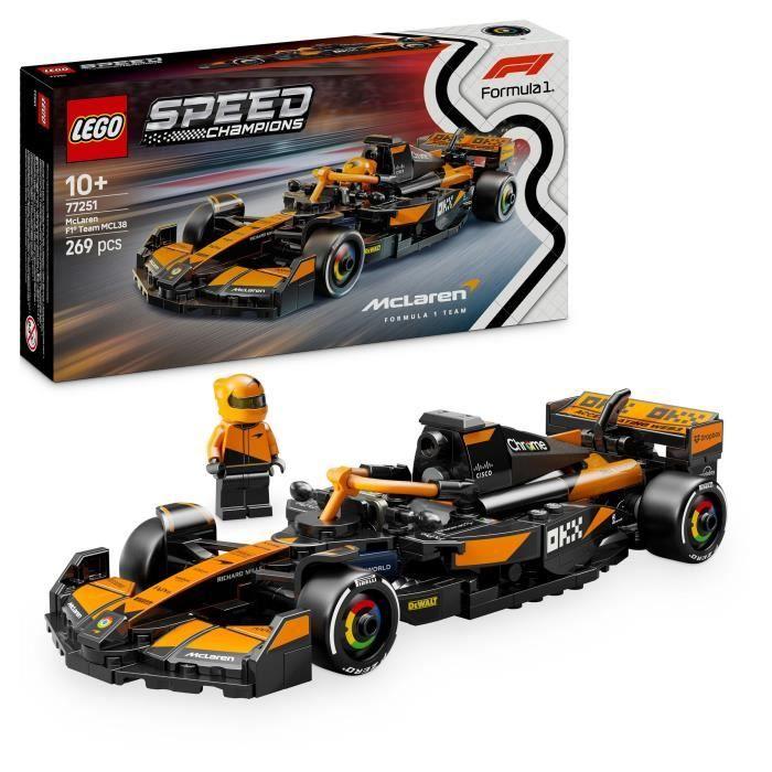 LEGO Speed Champions 77251 Voiture F1 McLaren Team MCL38 - Jeu de construction dès 10 ans