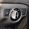 For Mercedes Benz CLA GLA Class Carbon Fiber Headlight Switch Cover Trim Type A