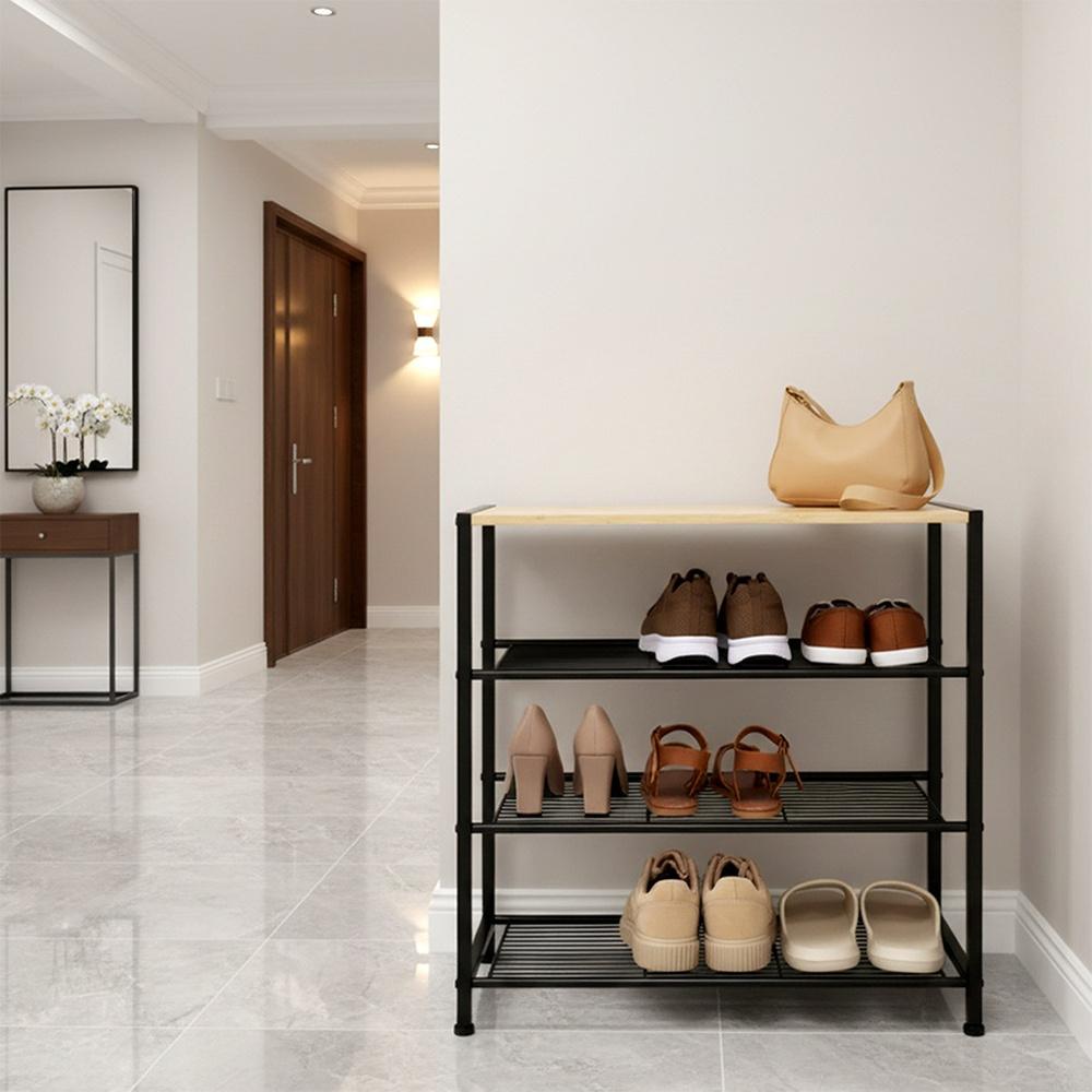 Regał Półka Buty Obuwie Szafka Organizer Duży Stojak 4-poziomowy Piętrowy