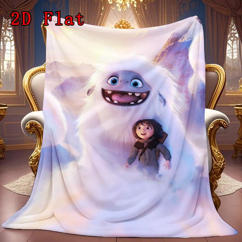Abominable and the Invisible City 2D Flat Pattern Flannel Blanket High quality All Seasons Warmth and Comfort Perfect for Christmas Gifts.NMT0928408