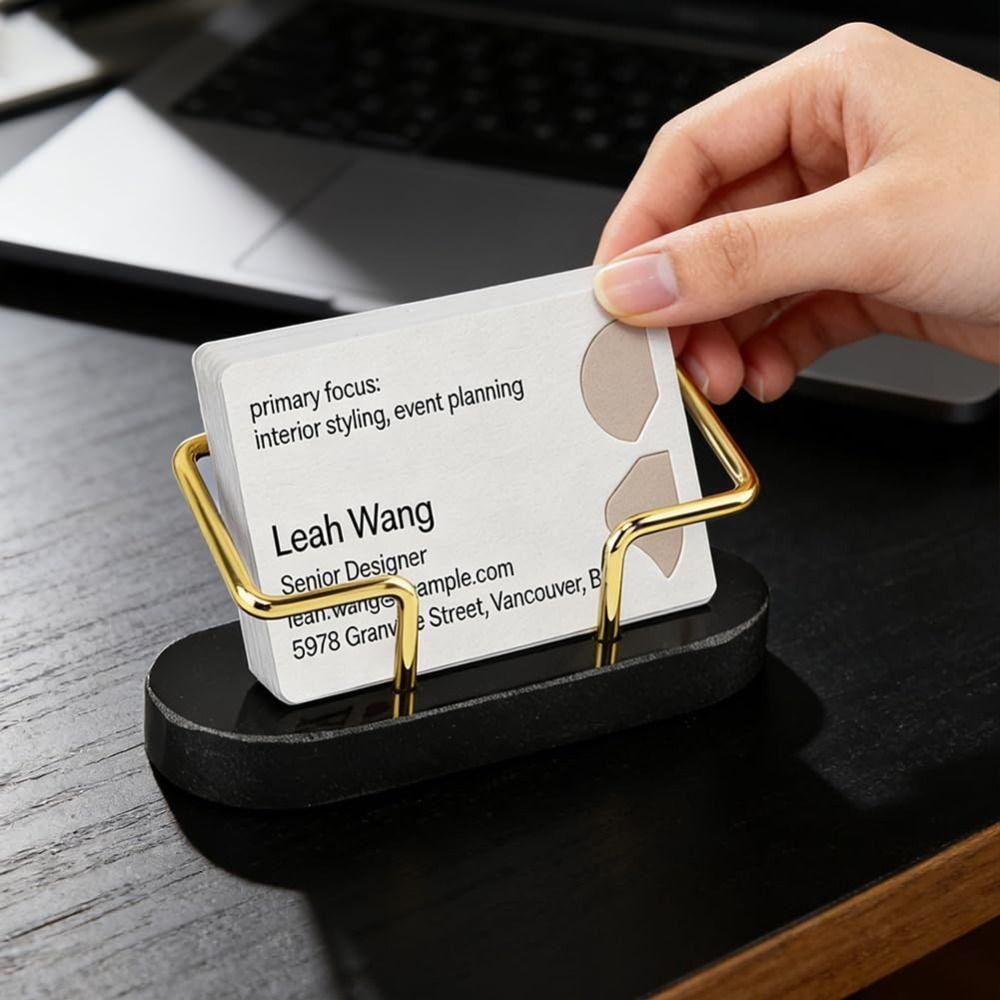 Marble Material Marble Business Card Holder Business Card Storage Holder Meeting Gifts