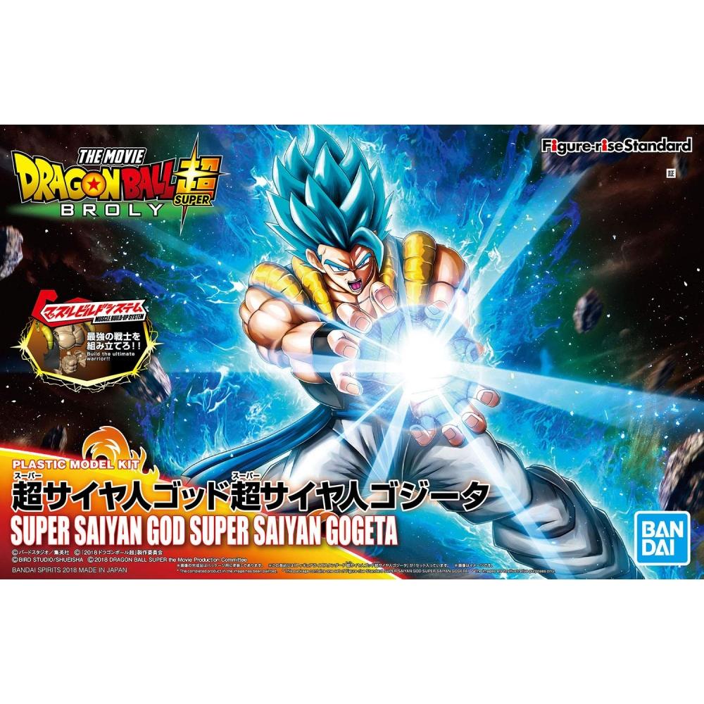 Bandai SPIRITS Standardní dračí koule Super Saiyan Bůh Super Saiyan Gogeta Barevně odlišený plastový model