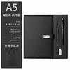 Promo  Business Luxury A5 Diary Bottle Set Customizable PU Leather A5 Notebook Gift Set With Pen Thermal Mug and USB