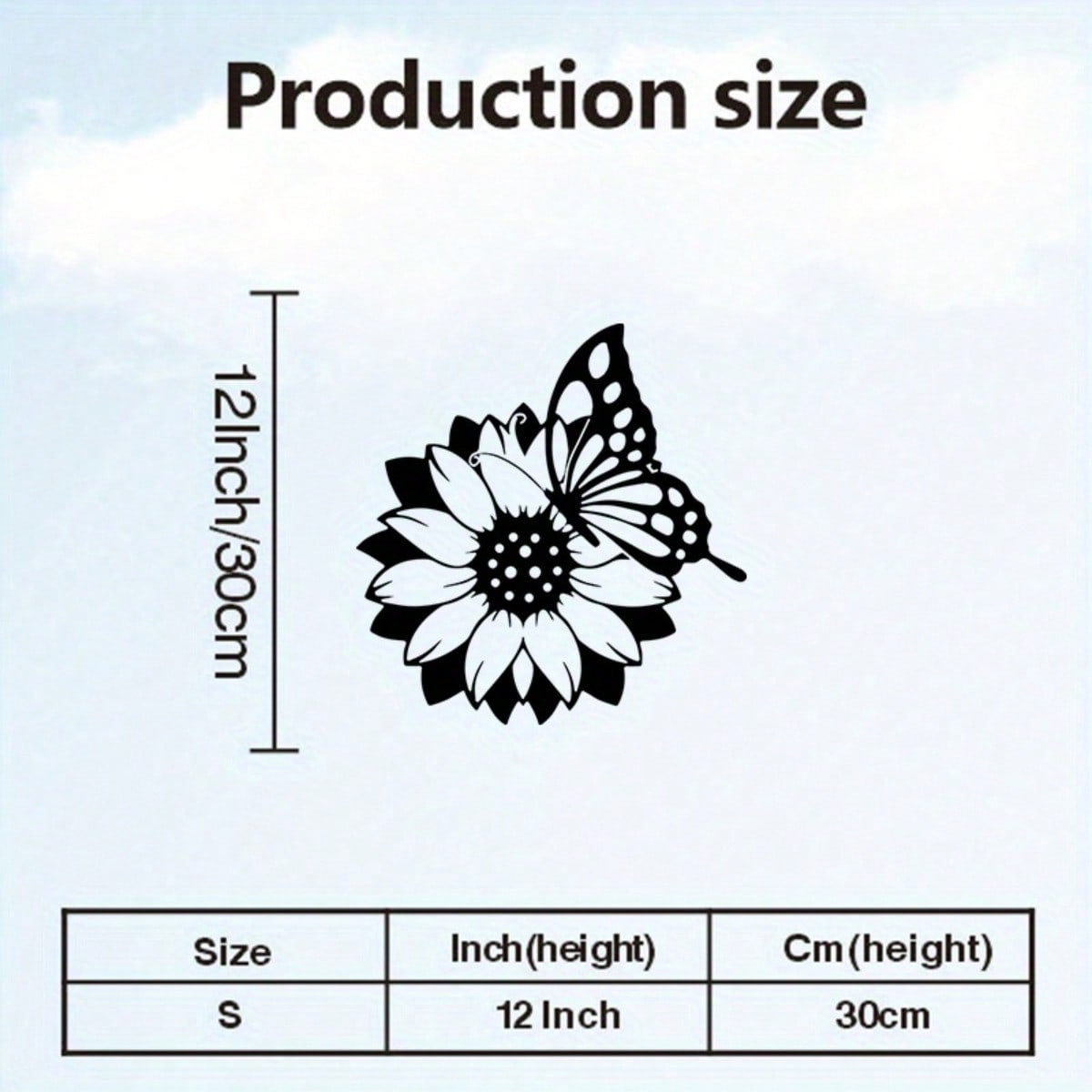 

Metal Wall Art Sunflower Sculpture Vintage Rustic Courtyarden Barn Decor Weather Resistant Iron різнокольоровий