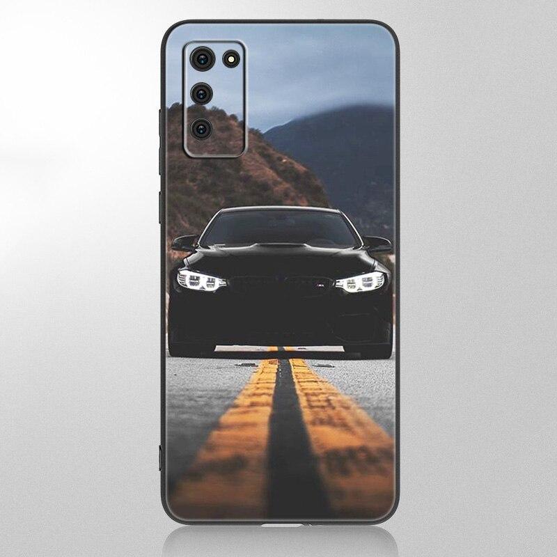 Cool Sports Car Phone Case For Samsung Galaxy A12 A02S A22 A32 A52 A72 A71 A51 A41 A31 A21 A11 A50 A70 A10S A20S Black Cover