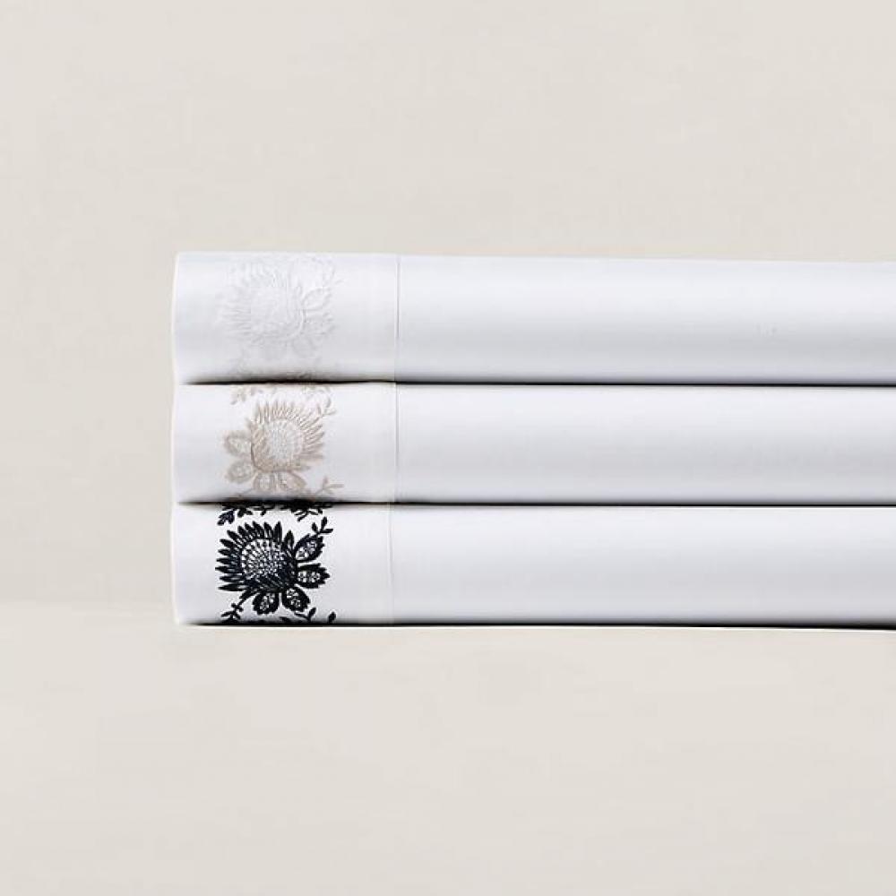 Ralph Lauren Elouise Embroidery Organic Cotton Sheet Hmrlbedhr222835040