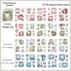 Wonderful Day PET Sticker Book: Secret Garden Series for Retro Journal DIY (20 Sheets)
