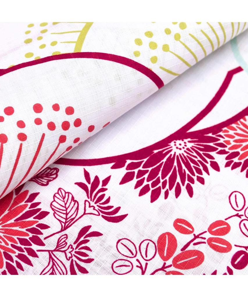 Yukata Change Set Heiko Junior Girls Plum [KYOETSU] Set, Yukata, Zweiteiliger Typ, Mädchen, Ungebleicht, Webart, 3-teilig (Yukata, Obi, Geta), (3.Edo