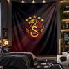 Arazzo da Appendere a Parete Tessuto Stampato Galatasaray FC per Soggiorno Camera da Letto Decorazione Casa