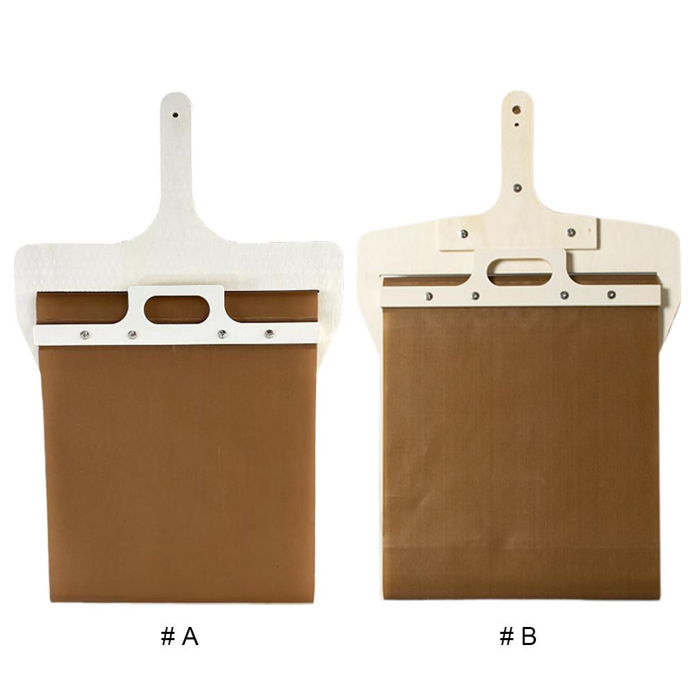 Sliding Pizza Peel Pizza Sliding Spatula Non-stick Wooden Pizza Peel Shovel Multifunction with Handle for Home Kitchen