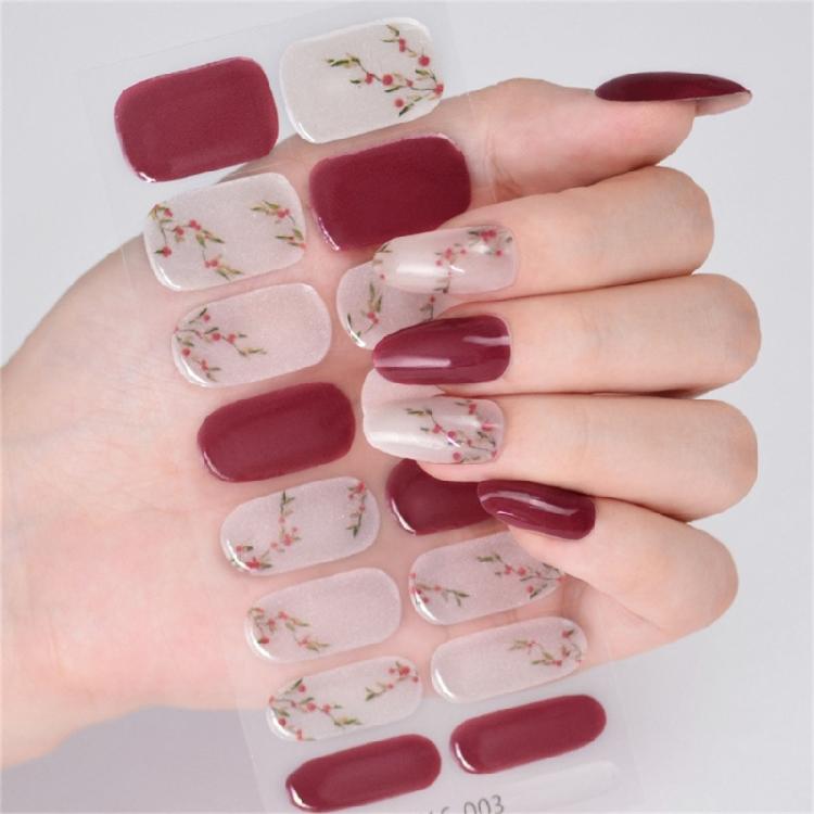 Long Lasting Semi Cured Gel Nail Stickers In Multiple Styles Nail Art Decals For Any Occasion Everyday Wear Decors