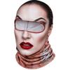 Soft Lightweight Fabric Funny Face Balaclava Breathability Realistic Printed Ski Mask  Cycling
