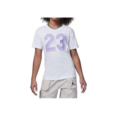 Grafik T-Shirt Dijital Desenli Yuvarlak Yaka Kısa Kollu Çocuk Üst Beyaz 45C990-001