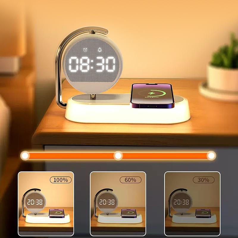 Desk Lamp Fast Charging Alarm Clock Night Lights 3 In 1 Wireless Charger Hot Products Top 20 for Earbuds for Iphone 17
