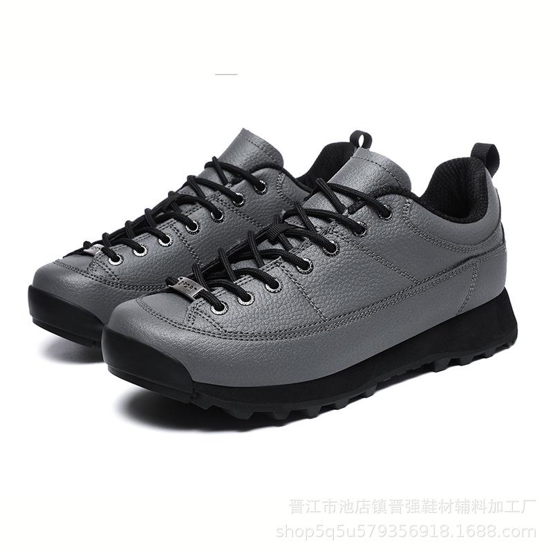 Low-top High-quality Hiking Shoes, Urban Outdoor Waterproof Hiking Shoes, Comfortable Platform Sports and Leisure Leather Shoes