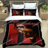 3D Print Singer The Weeknd Bedding Set Duvet Cover Bed Set Quilt Cover Pillowcase Comforter King Queen Size Boys Adult963963