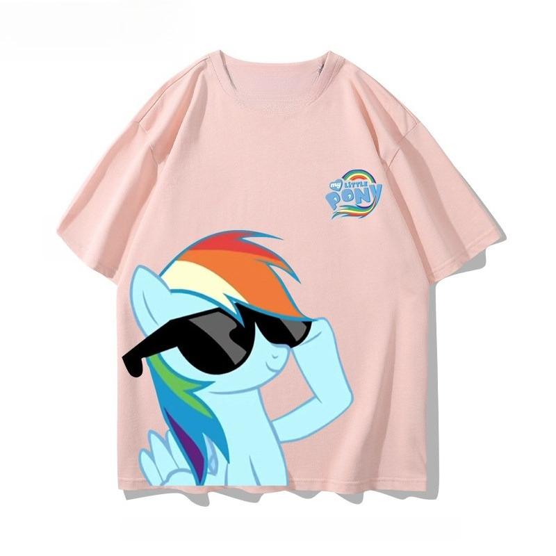 2026 summer new Little Pony animated series Briq Yunbao related products shortsleeved Tshirt for both Unisex and Women