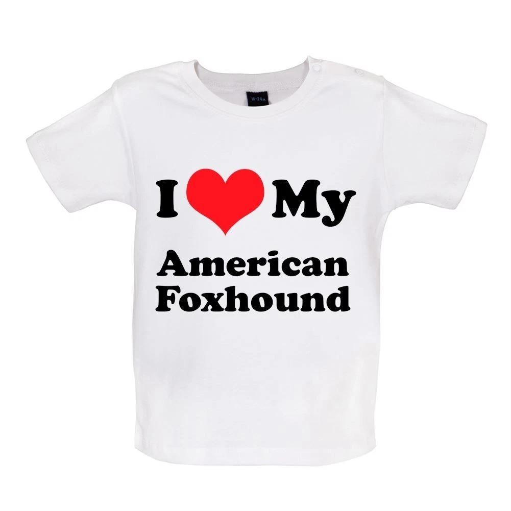 

I Love My American Fox Hound - Baby Kids Boys Girls Unisex T-Shirt / Babygrow - Dog Puppy Dogs love 160
