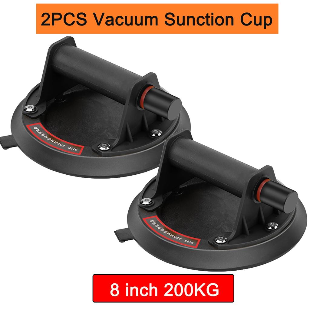 8 Inch Vacuum Suction Cup Glass Lifter Powerful Heavy Duty Vacuum Lifter for Granite & Glass Lifting Window Replacement