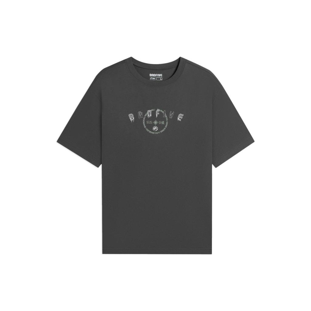 Li Ning Badfive T Shirt Men's Gray AHSS733-6