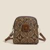 Retro printed backpack women's new casual versatile student schoolbag large capacity shoulder travel backpack tide