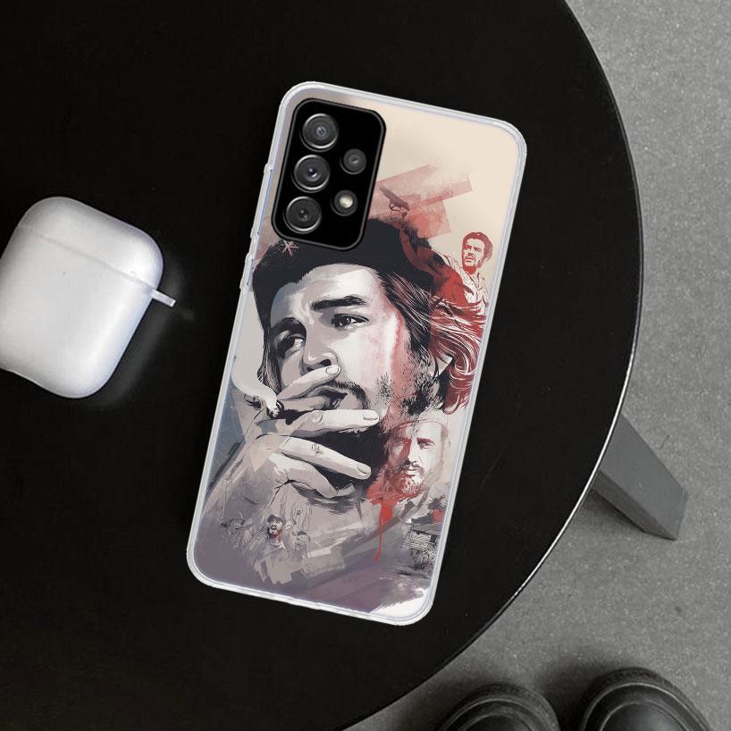 Che Guevara Cigarett Phone Case for Samsung Galaxy A17 A16 A26 A36 A56 A57 A37 A15 A25 A35 A55 A14 A24 A34 A54 A13 A23 A33 A53 G