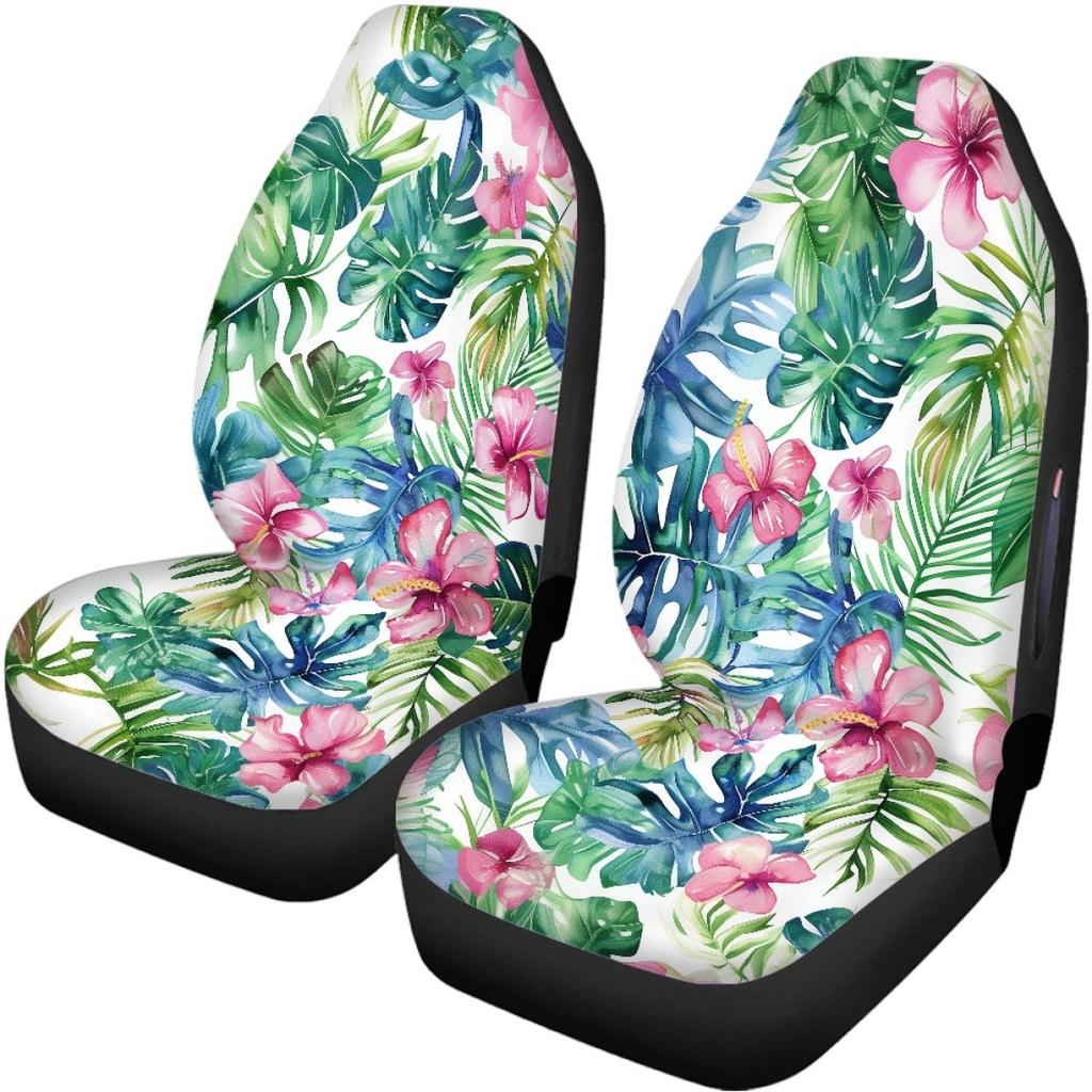 Waterproof Car Seat Covers with Abstract Digital Prints Airbag Compatible Front and Rear Seat Cushions Non-Slip Auto Seat Protectors Full Set