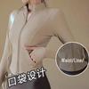 Women's Slim Fit Sports Jacket with Zipper & Pockets - Perfect for Spring & Autumn Running and Yoga