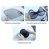 2Pcs Car Side Window Sun Shade Breathable Mesh UV Protection Sun Visor Shield with Suction Cups for Baby Kids Travel Comfort