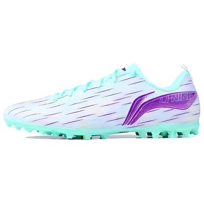 Confortevole Semplice MG (Borchie corte in gomma) Erba Sintetica PU Antiscivolo Resistente all'Usura Scarpe da Calcio Uomo Scarpe da Calcio ASFU043-1