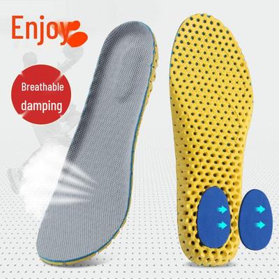 Sommerliche Waben-Sporteinlegesohlen für Herren und Damen - Atmungsaktiv, stoßdämpfend, schweißabsorbierend, nicht desodorierend.