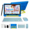 Kids Tablet, Android 16, 10.1 Inch, 24GB+64GB, WiFi 6, 6000mAh, Shockproof Case