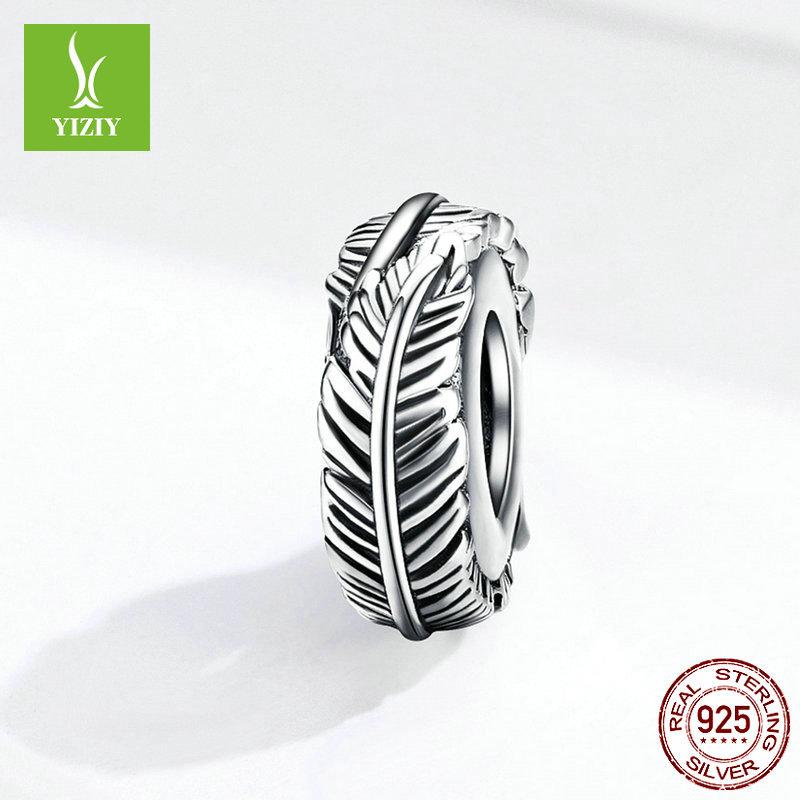 Charm 925 Sterling Silver Bead Separator Collection Diy Beaded Bracelet Jewelry Silicone Silver Accessories