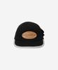 PROBLEMALLWAYS Logo Leather Patch Waffle Camp Cap Black