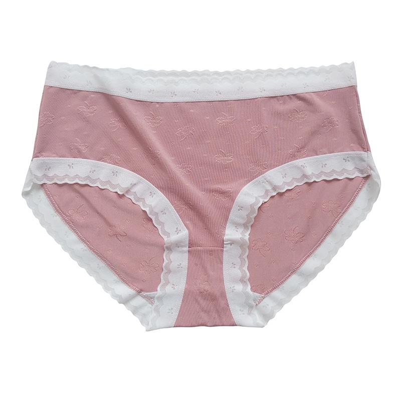 Women's Summer Mid-Waist Ice Silk Anti-Wrinkle Quick-Dry Panties