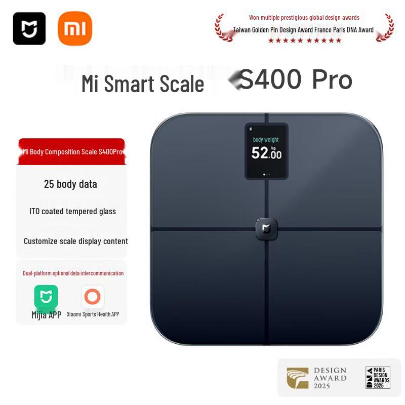 

Xiaomi Smart Body Fat Scale S400Pro (CN version)