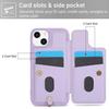 For iPhone 13 12 11 Pro Max SE 2026 7 8 Plus X XS XR XS Max Case, Wallet with Card Holder, Cute Flower Design Crossbody Purse